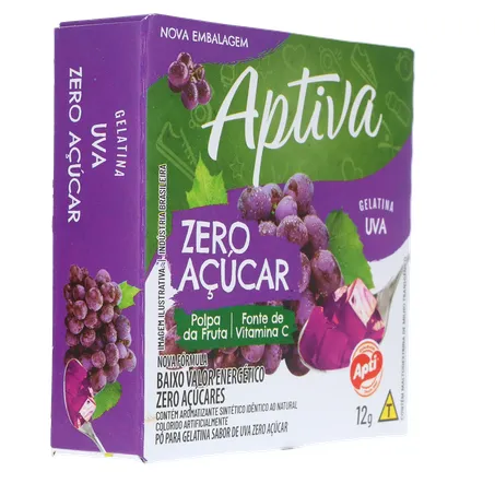 Gelatina Apti Sabor de Uva Zero Açúcar Caixa 12gr 360-31