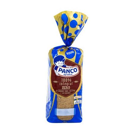 PAO PANCO 380G 100% INTEGRAL ZERO