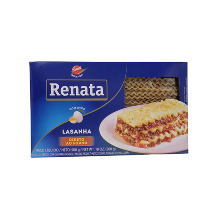 LASANHA RENATA 500G C/OVOS 360-59