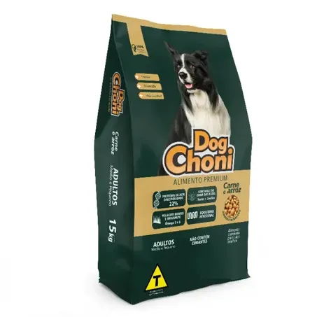 	 RAÇÃO CAO DOG CHONI ADULTO 1KG