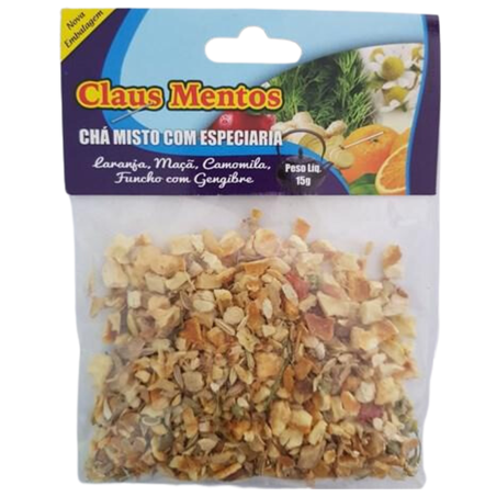 Cha claus mentos misto com especiarias 40g