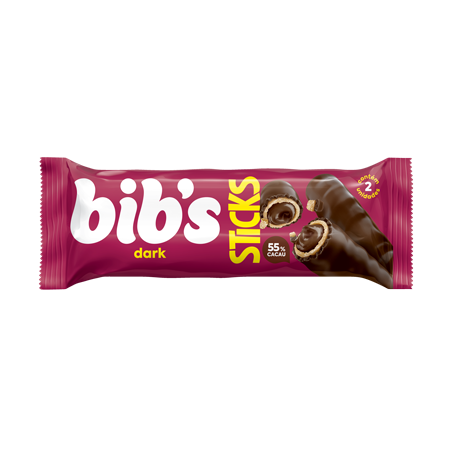 Chocolate neugebauer bibs sticks dark 32g
