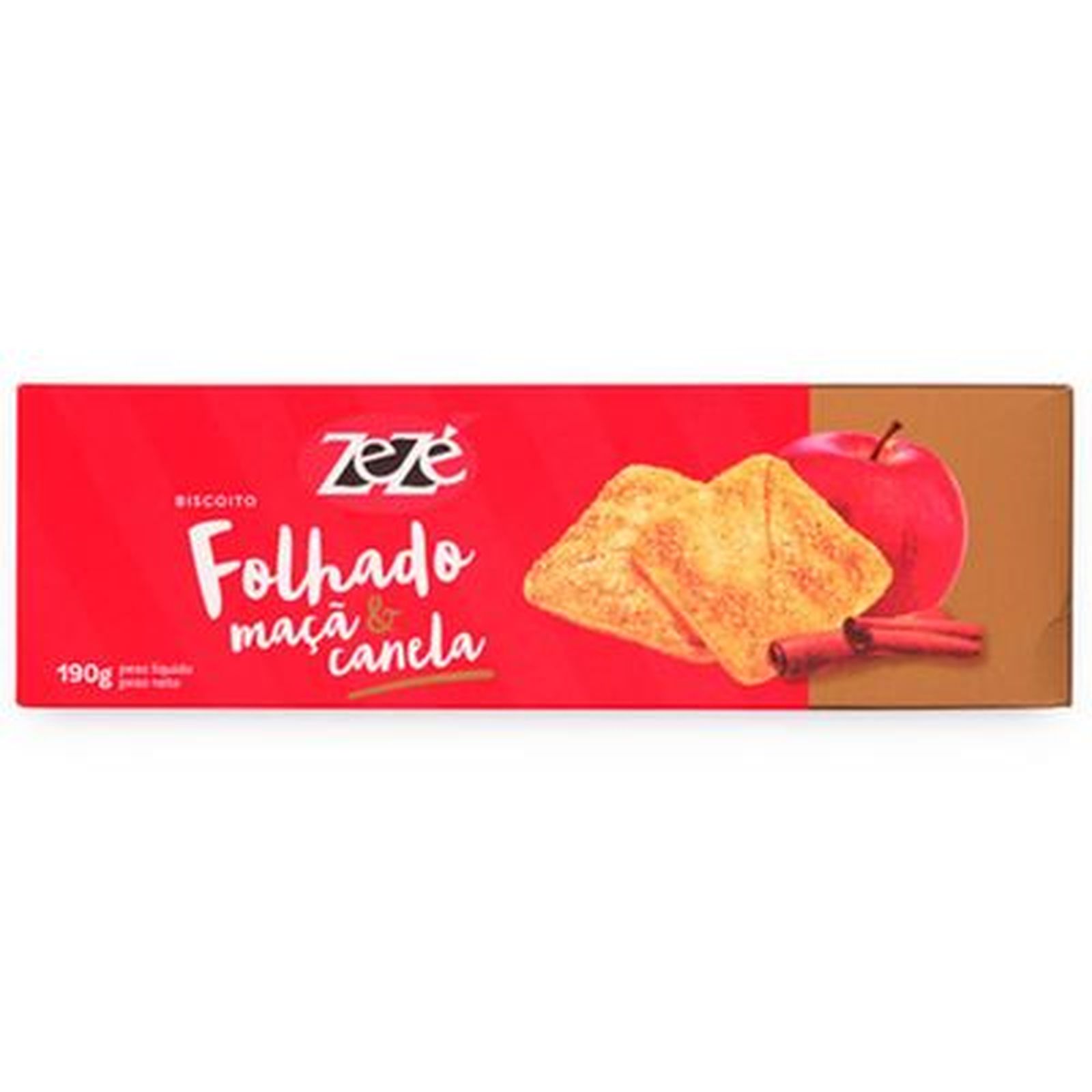 Bisc Zeze 190g Folhado Maca/canela | Super Economia