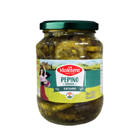Pepino agridoce la violetera 360gr rodel
