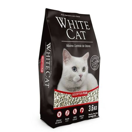 Areia higienica white cat 2 kg