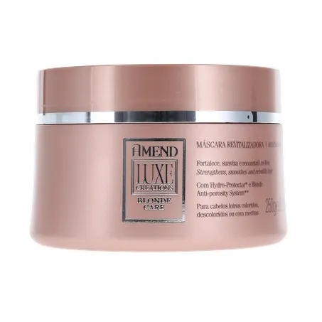 MÁSCARA DE TRATAMENTO AMEND LUXE CREATIONS BLONDE CARE POTE 250G 360-33