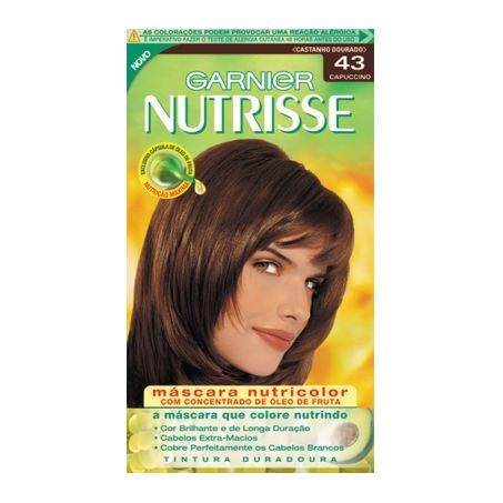 Tintura Para Cabelo Garnier Nutrisse Castanho Dourado Capuccino 43