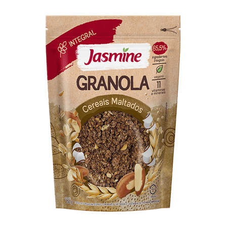 GRANOLA JASMINE CEREAIS MALTADOS INTEGRAL 250G