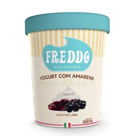 Sorv freddo yogurt com amarena 500ml