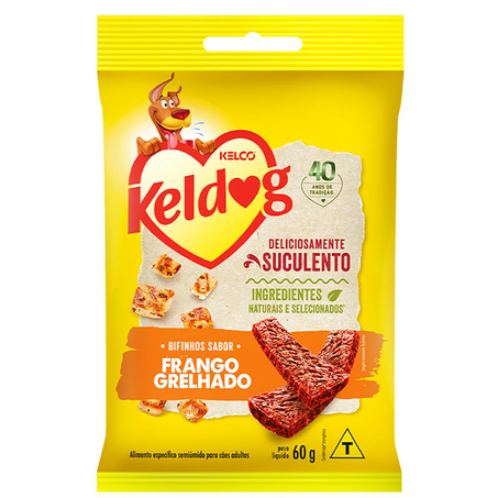 Bifinho Keldog 60g - Frango Grelhado