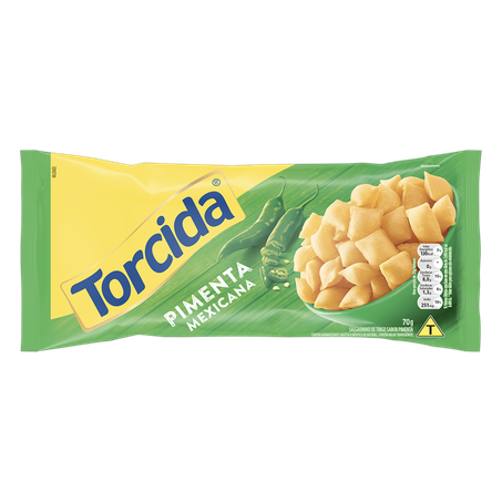 SALGADINHO TORCIDA 60G PIMENTA MEXICANA