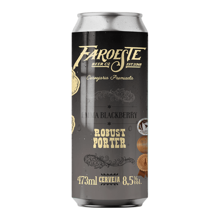 Cerveja faroeste robust porter 473ml