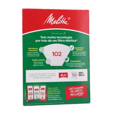 Filtro De Papel Melitta 102 C/30 360-17