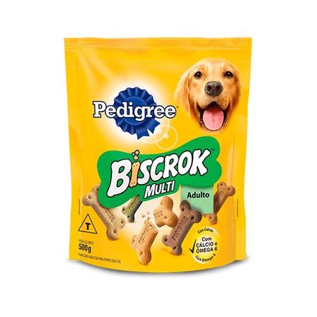 Biscoito Caes Pedigree 500g Biscrok Multi