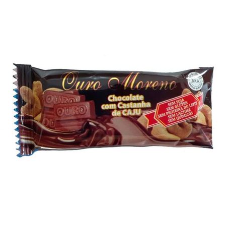 CHOCOLATE  OURO MORENO NATURAL AVELA 20G