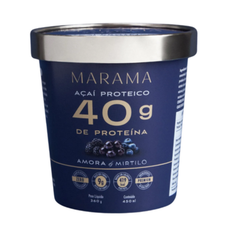 ACAI PROTEICO AMORA E MIRTILO MARAMA 450ML
