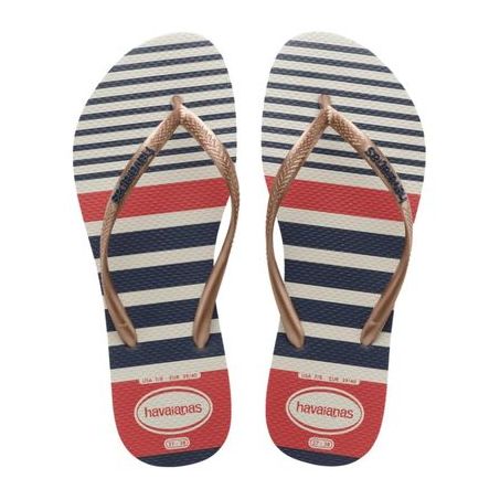 SAND.HAVAIANAS SLIM NAUTICAL 37.8 BCO