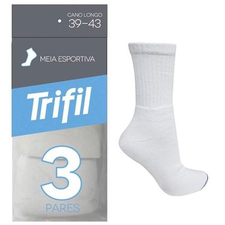 Meia trifil espor c.longo c/3 39-43 8721