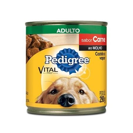 RACAO P/CAO UMIDA ADUL CARNE PEDIGREE 290G