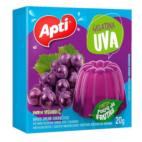 GELATINA APTI 20G UVA CX 36.0