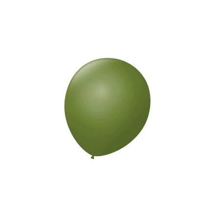 BALAO LISO SAO ROQUE Nº7 VERDE MILITAR PCT C/50   