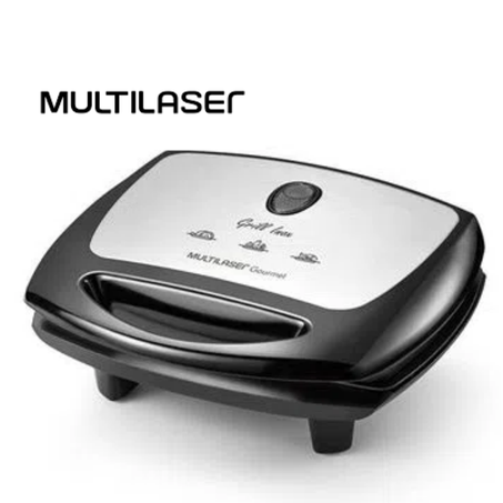 Eletro grill e sanduicheira multilaser ce149 750w 220v un