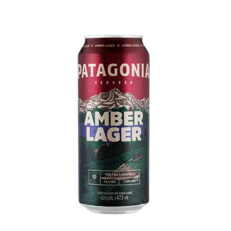 CERVEJA PATAGONIA AMBER LAGER LATA 473ML* 360-1