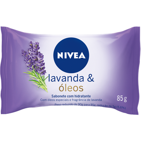 SABONETE EM BARRA NIVEA LAVANDA & ÓLEOS 85G