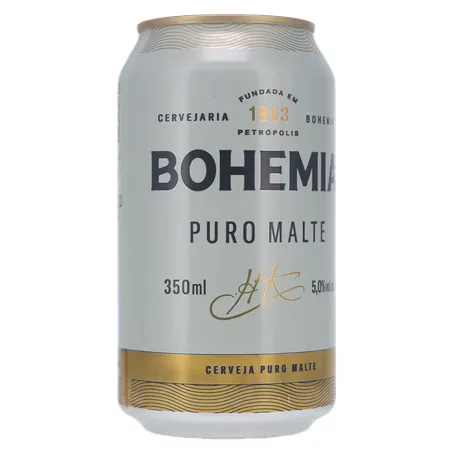 Cerveja Pilsen Bohemia Puro Malte Lata 350ml 360-34