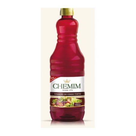 VINAGRE CHEMIM 750ML VINHO TINTO 