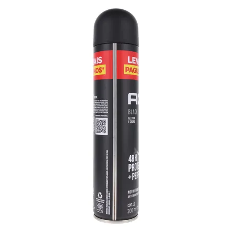 Desodorante Axe black 200ml 360-27