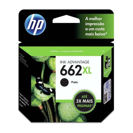CARTUCHO DE TINTA HP N 662XL PRETO CZ105AB        