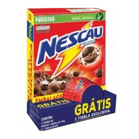 Cereal Nestlé Nescau Caixa 770g Grátis Tijela 
 