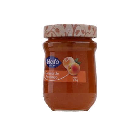 Geleia Hero Pêssego  Pote de Vidro 345gr 360-7