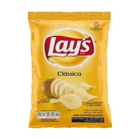 BATATA LAYS 55GR CLÁSSICA