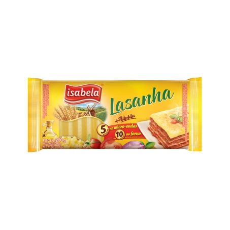 MASSA DE LASANHA ISABELA 200G