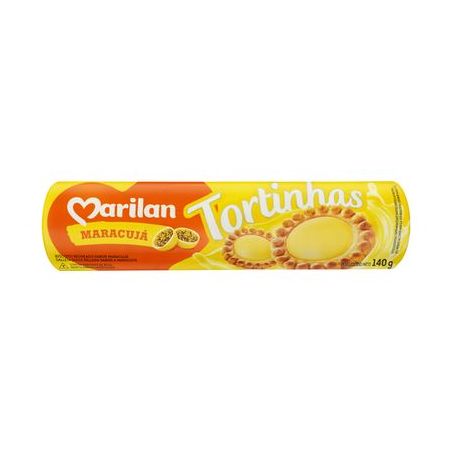 Biscoito Recheio Maracujá Marilan Tortinhas Pacote 140G