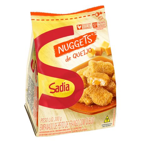 EMPANADO DE FRANGO QUEIJO SADIA NUGGETS