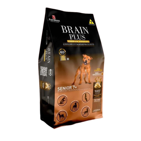 RAÇÃO BRAIN PLUS SENIOR 7+ 1KG