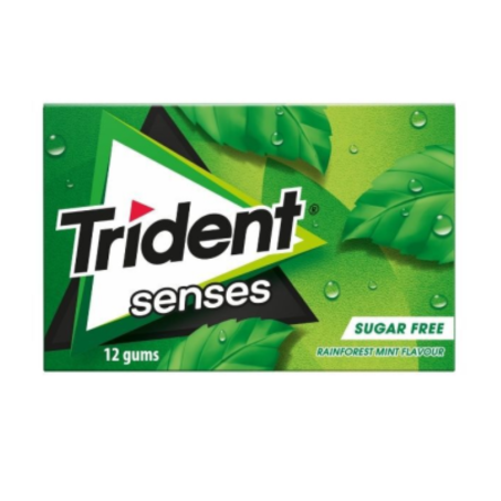 CHICLETE TRIDENT SENSES HORTELA 23G