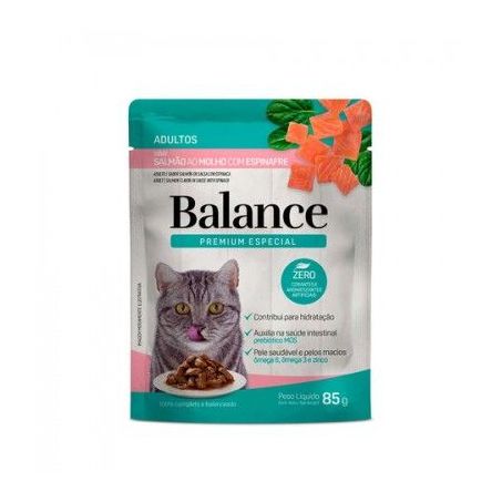 Racao balance gato adul sal/esp 85g