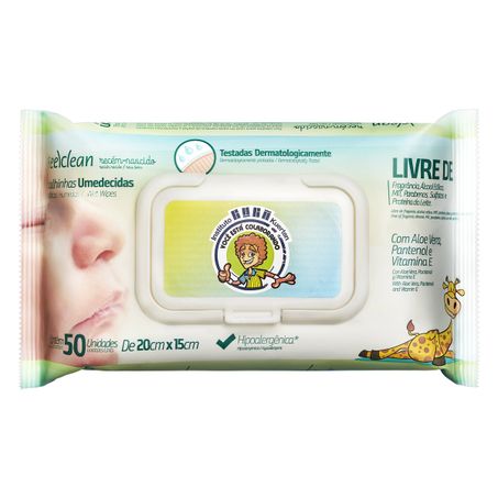 TOALHA UMEDECIDA RECÉM-NASCIDO SEM PERFUME FEELCLEAN
