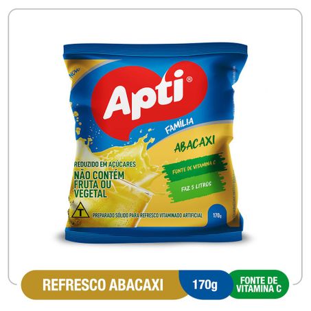 REFRESCO APTI FAMILIA ABACAXI 170 G               