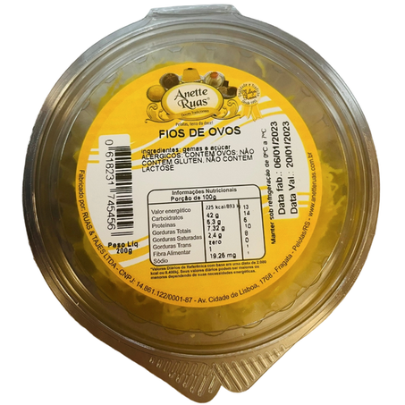 FIOS DE OVOS ANETTE RUAS UN 200G
