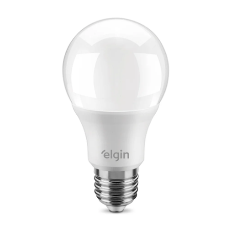 LÂMPADA DE LED 9W 3000K AMARELA BULBO BIVOLT ELGIN