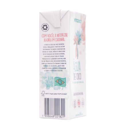 Água de Coco Vitcoco Integral Caixa 200ml 360-50