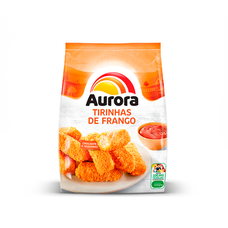 Tirinhas de frango aurora 275g