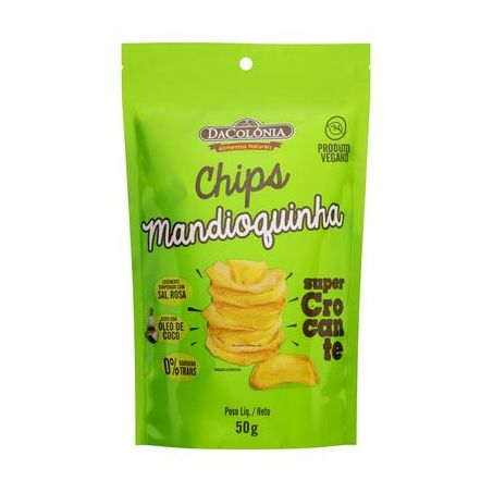 SALGADINHO CHIPS DACOLONIA MANDIOCA 35G