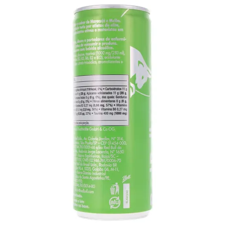BEBIDA ENERGÉTICA RED BULL MARACUJÁ/MELÃO 250ML 360-23