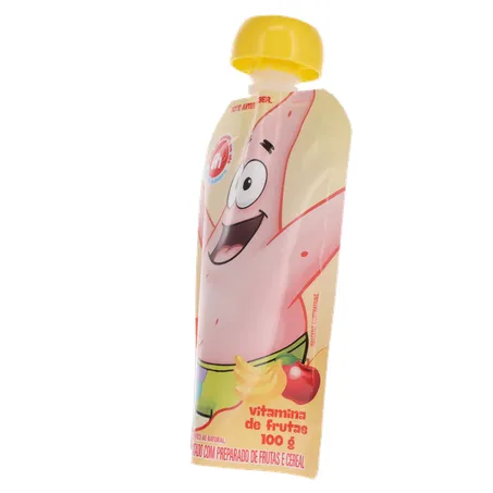 Iogurte Bob Esponja Vitamina De Frutas e Cereais 100g 360-5